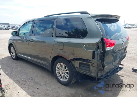 2012 Toyota Sienna Xle V6 8 Passenger из США, поврежденный, VIN 5TDYK3DC0CS221618